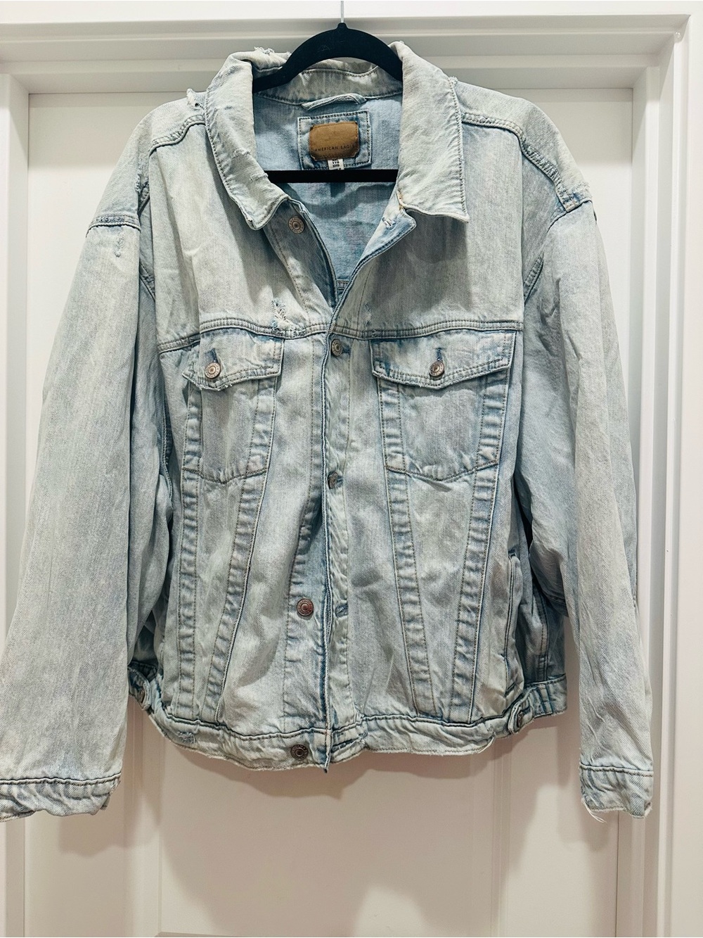 American Eagle Outfitters Light Blue Denim Jacket